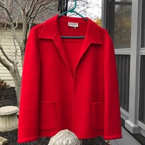 Vintage Pendleton red wool blazer